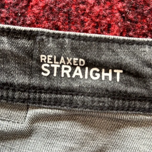 Liverpool Los Angeles Relaxed Straight Jean Size 36x30 Bowery Wash Gray Black - Picture 5 of 9